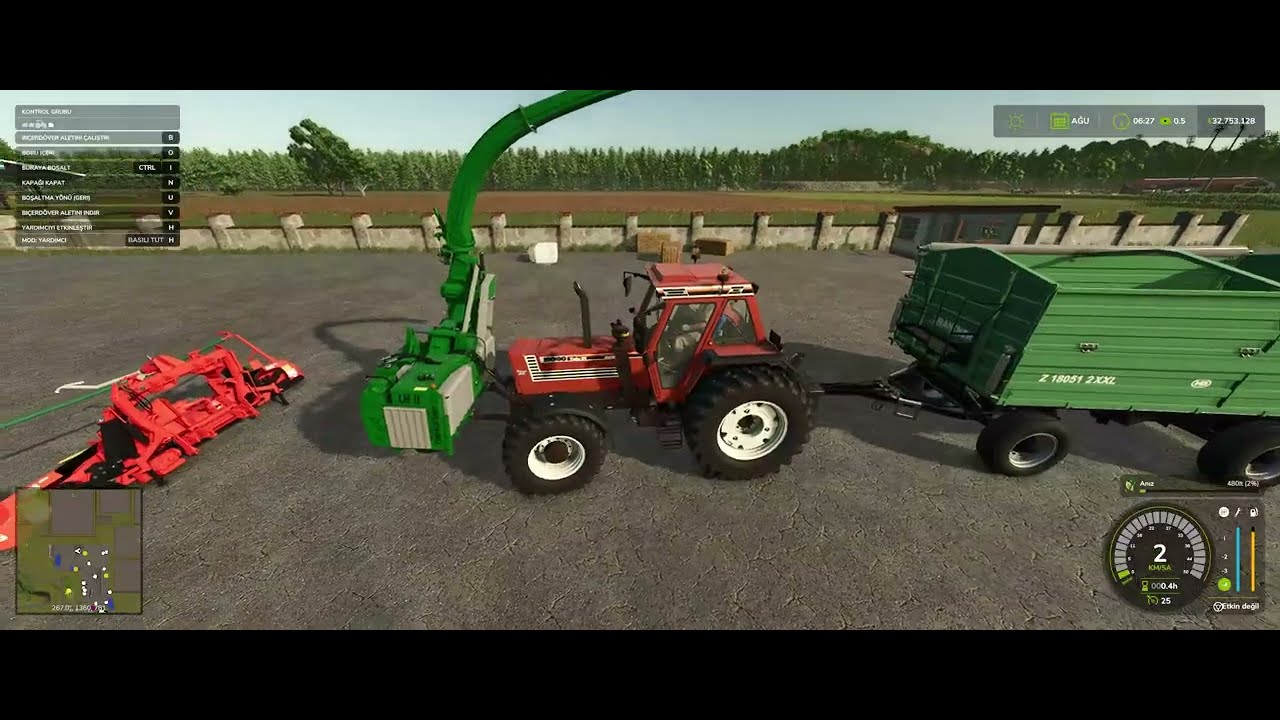 Farming Simulator 25   mısır sılaj ı ve ekipmanları