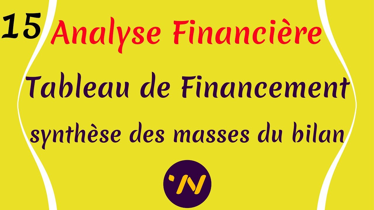 15_ Analyse financière tableau de financement synthèse des masses du bilan