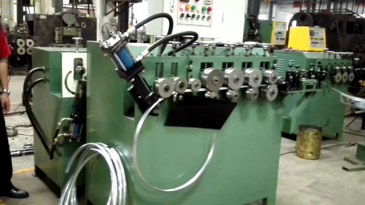 Mexico customers custom made Steel drum locking ring forming machine