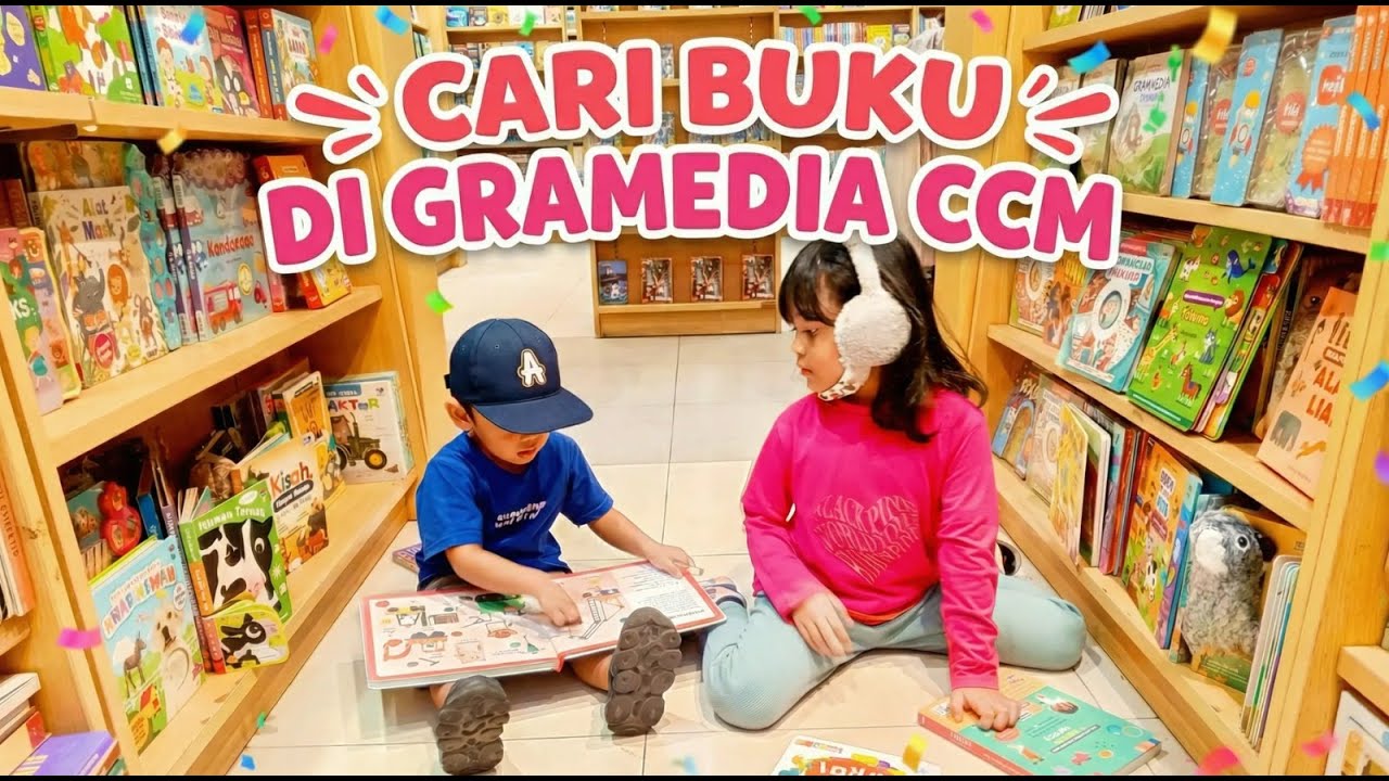 SYARA-SHAKA CARI BUKU DI GRAMEDIA, MALAH KETEMU BADUT MAMPANG !
