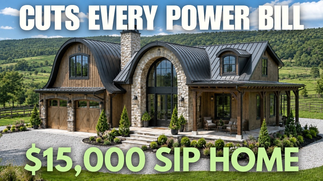 The $15,000 SIP Panel Barndominium That Cuts Every Power Bill &mdash; My Off-Grid Tour