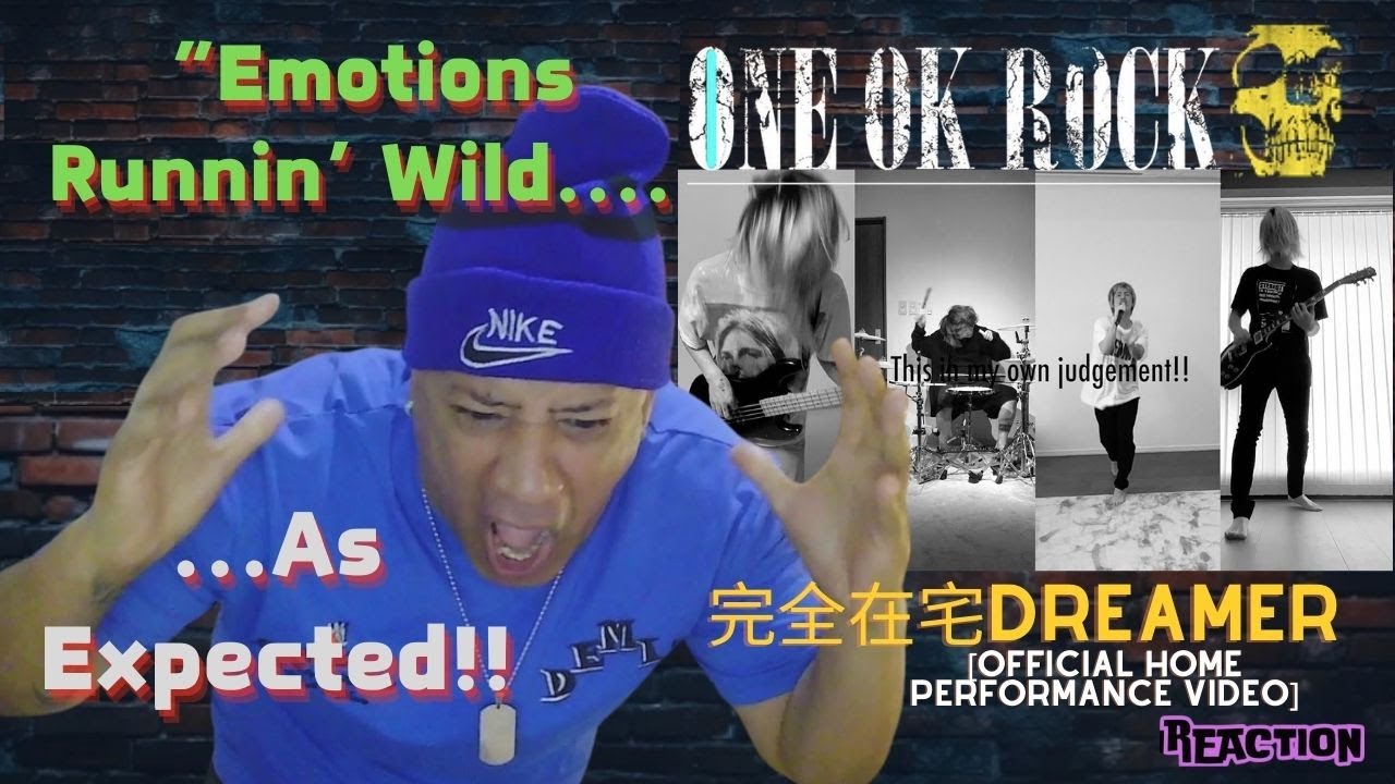 ONE OK ROCK -  完全在宅Dreamer Official Home Performance Video MUSIC REACTION