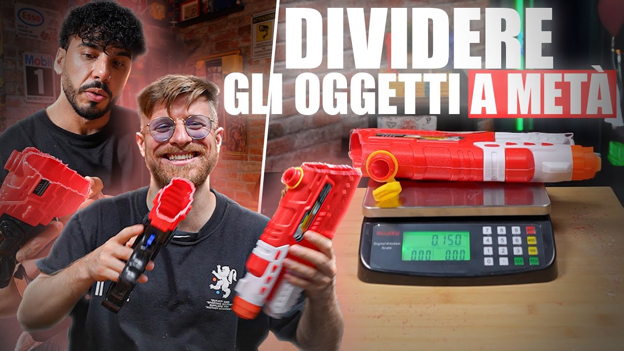 RIESCI A DIVIDERE L&rsquo;OGGETTO ESATTAMENTE A MET&Agrave;? - UNA SFIDA IMPOSSIBILE FINITA IN UN MODO CLAMOROSO!
