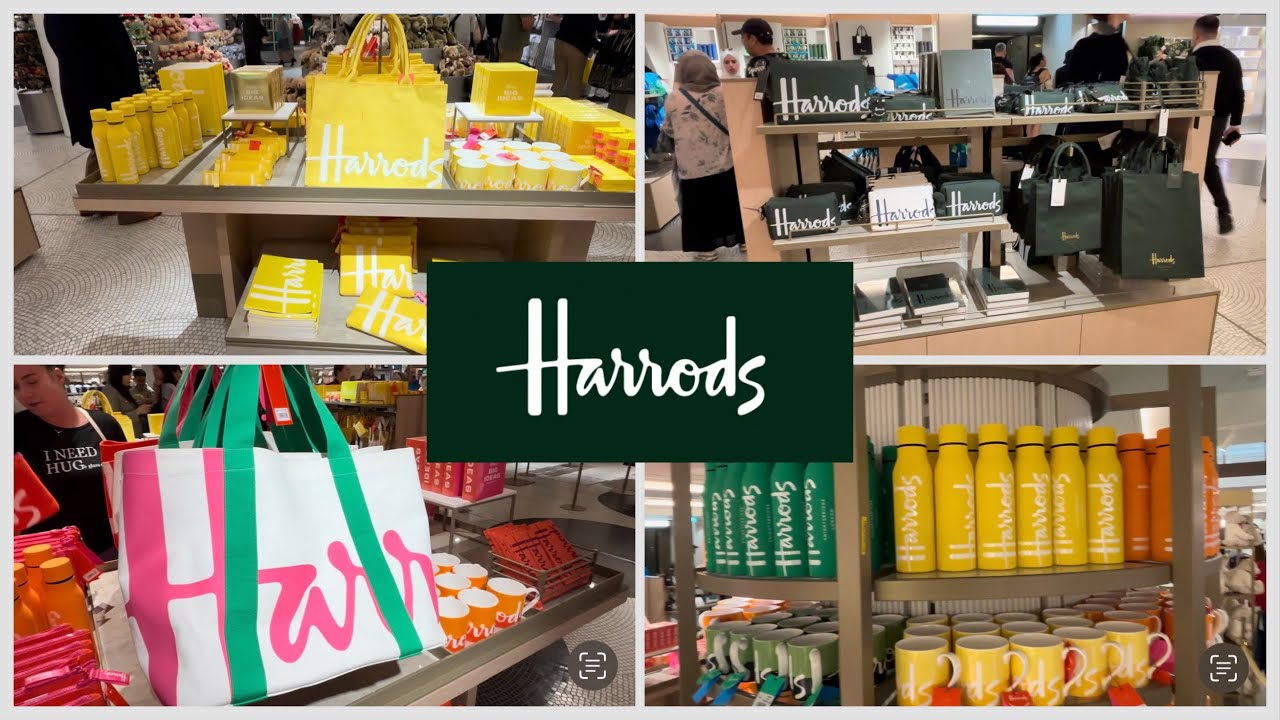 Harrods Luxury Department Store  2024 Shopping For Bags & Gifts