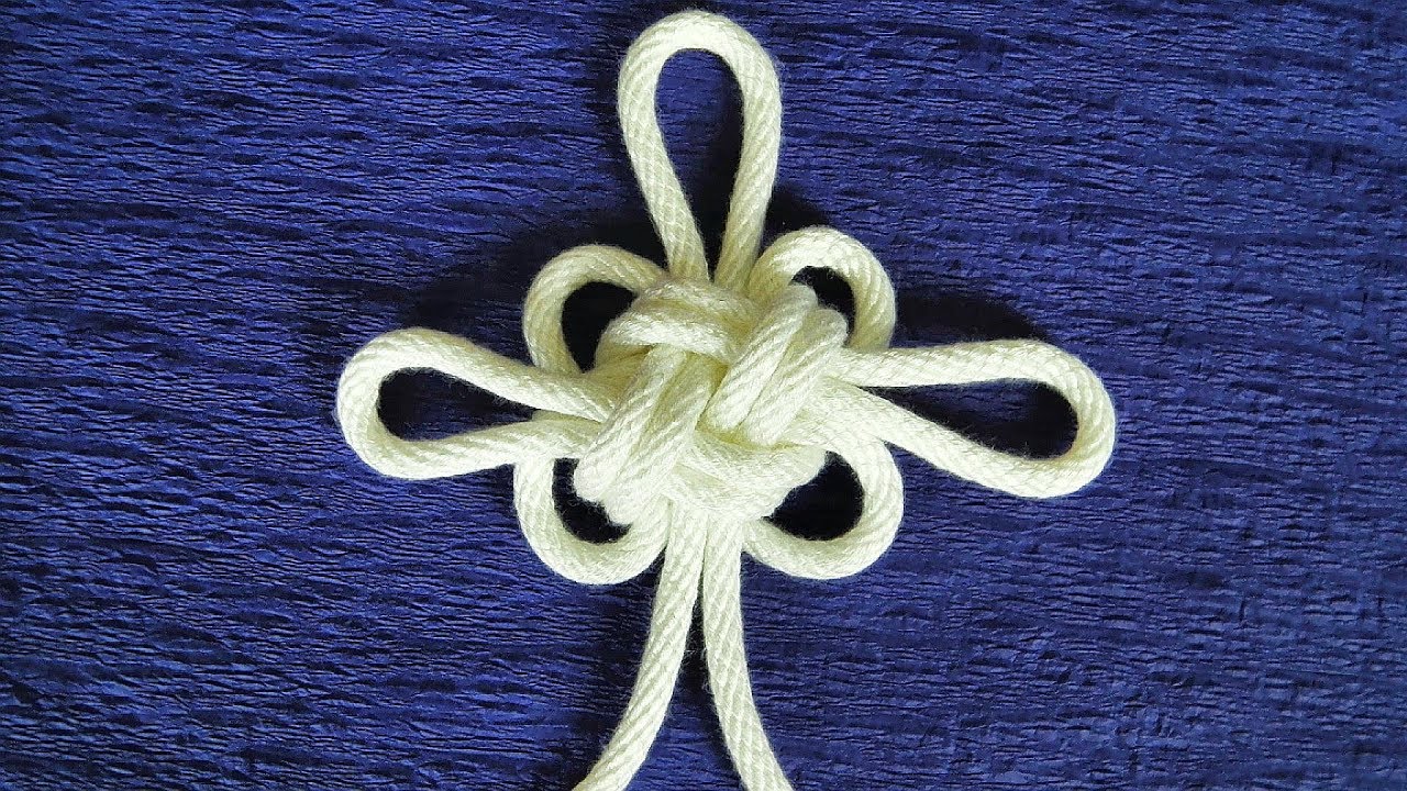 〔紐の結び方〕簡単にできます！菊結びの結び方　飾り結び (アジアンノット)　how to tie Kikumusubi Knots〔生活に役立つ！〕