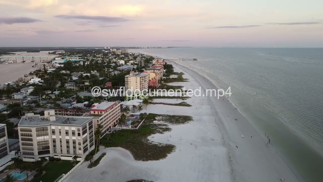 Drone Footage from 6/20/2020 - Northend of Fort Myers Beach 
