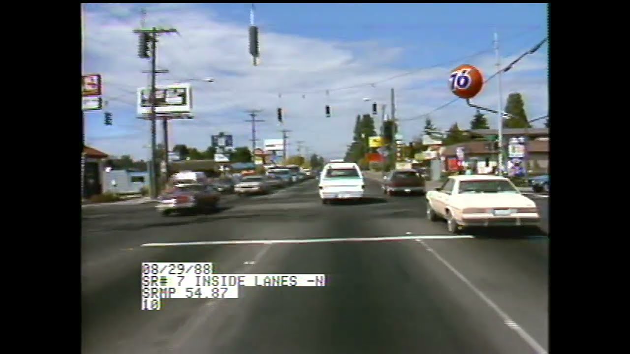 Driving On WA SR-7 North In 1988 (Spanaway, Parkland, Tacoma)