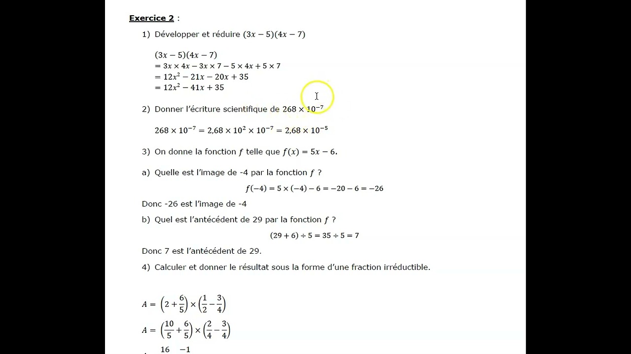 Révision Brevet (Géométrie et Numérique)