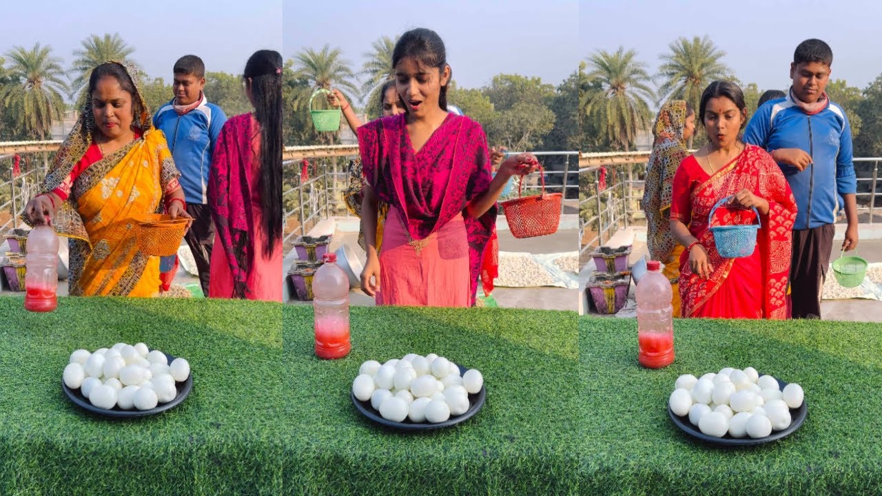 সিদ্ধ ডিম আনলিমিটেড বোতল ফ্লিপ করে জিতে নাও || Win unlimited boiled eggs by flipping bottles