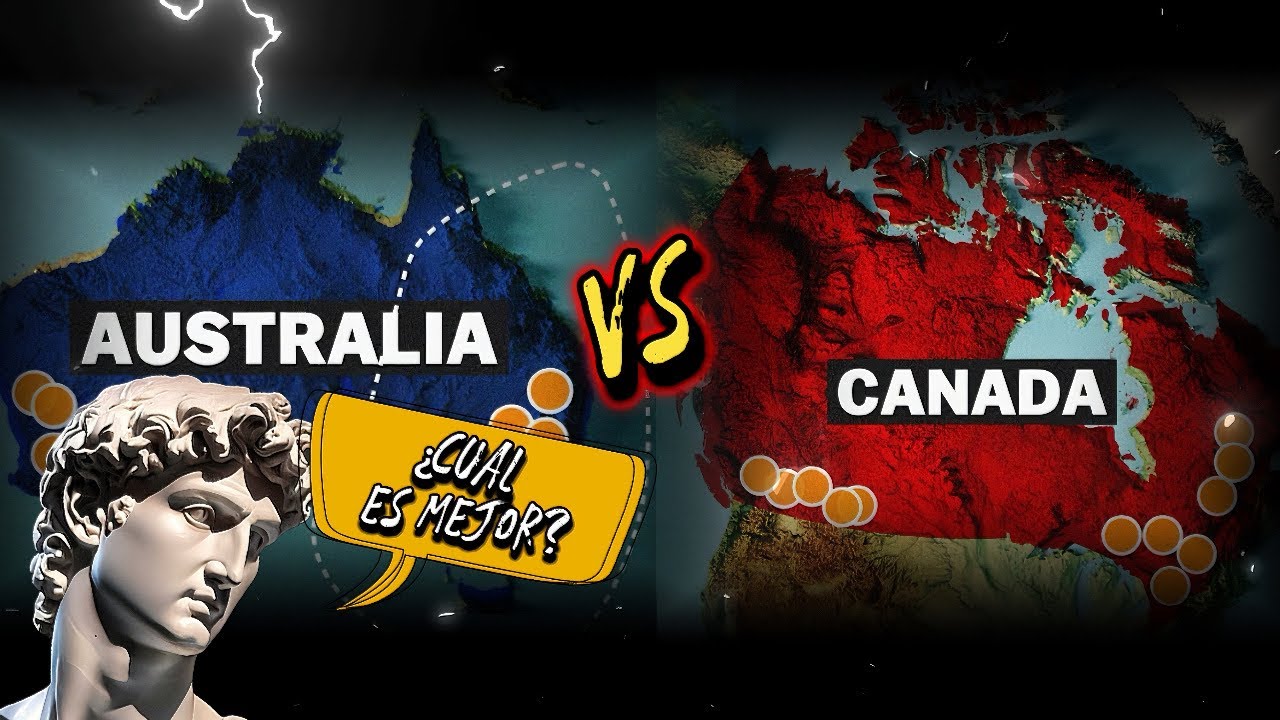 😮El Sorprendente PARALELISMO entre Australia y Canadá🛢️🗺️