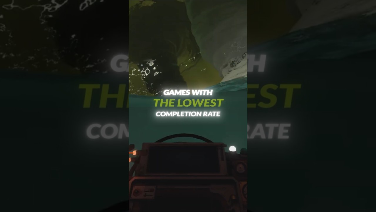 Games with the Lowest completion rate #shorts #gaming #baldursgate3 #gtasanandreas #gtavicecity #rdr
