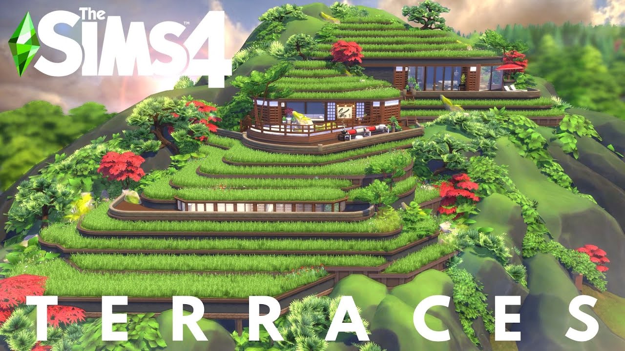 RICE TERRACE HOUSE | PLATFORM TOOL PUSHED TO ITS LIMITS | JAPANESE | The Sims 4 Speed Build | NOCC