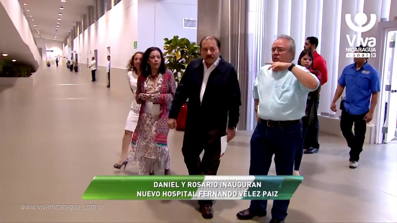 Daniel y Rosario inauguran el nuevo Hospital “Dr. Fernando Vélez Paiz”