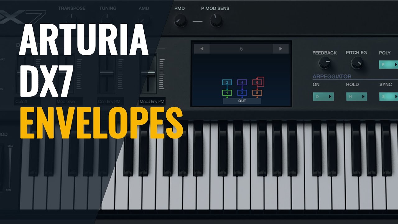Arturia DX7 tutorial - Envelopes (3/6)