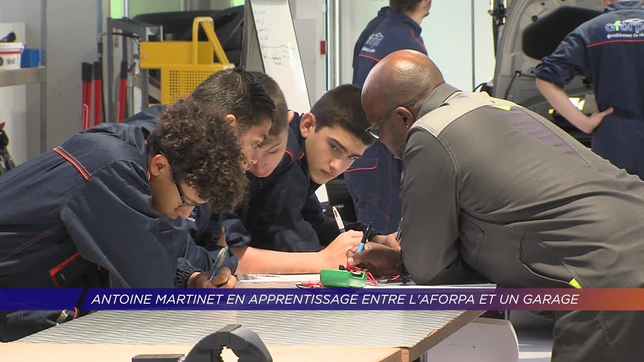 Yvelines | Antoine Martinet en apprentissage entre l'Aforpa et un garage