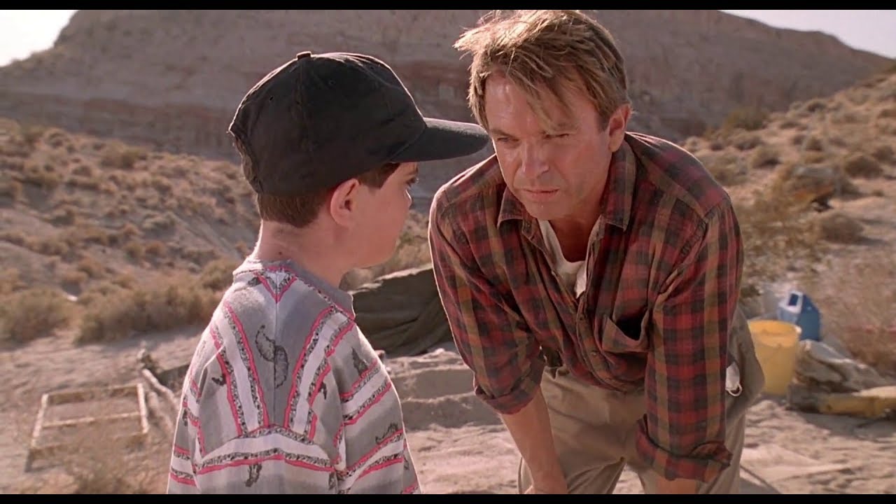 Jurassic Park (1993) |Dr Grant Explains Kid about Raptors |1080p HD