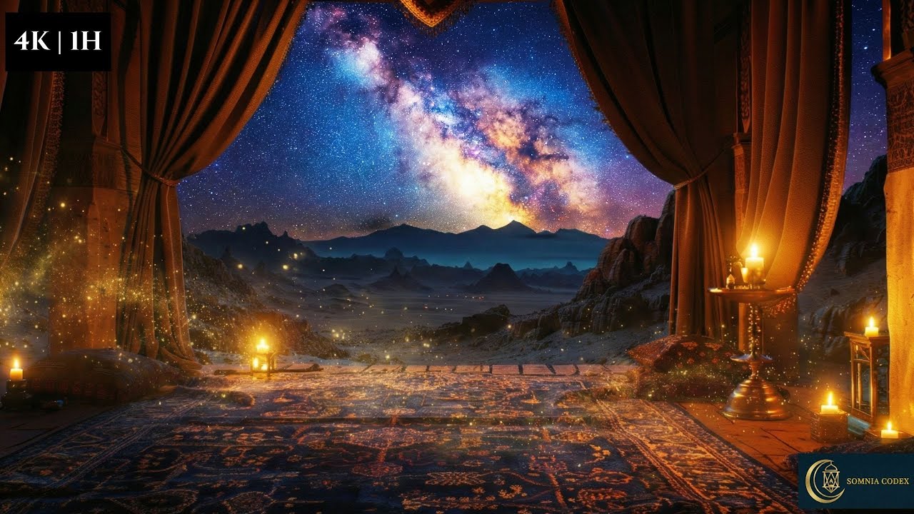 THE TENT OF ETERNAL STILLNESS: Ancient Sleep Ritual for Deep Rest (4K Desert Ambiance)