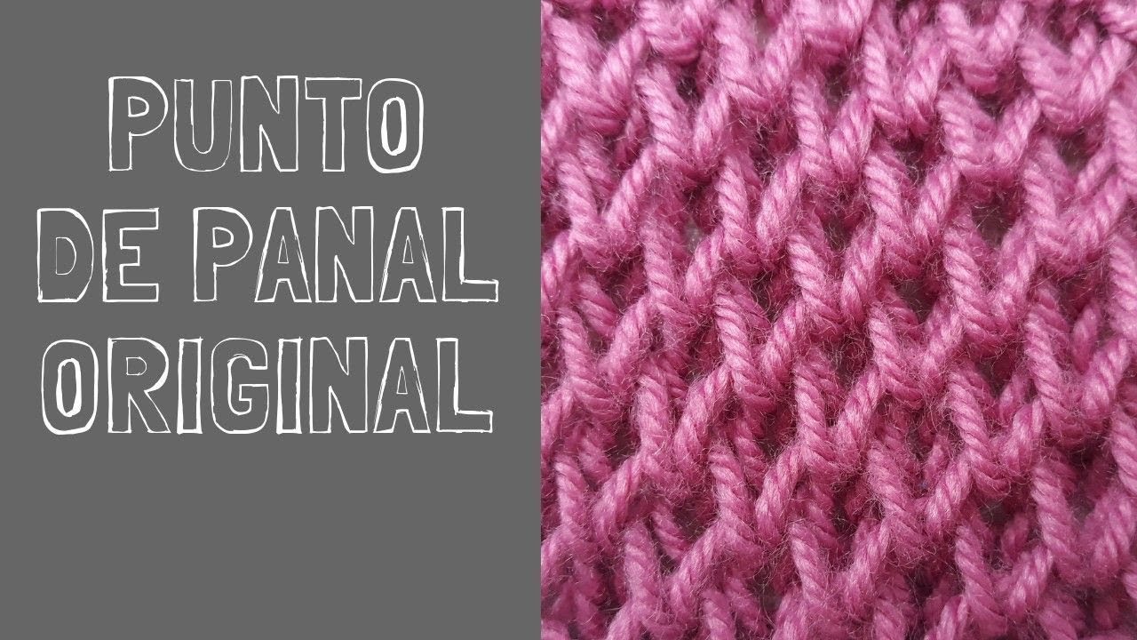 DOS AGUJAS: Punto de panal original