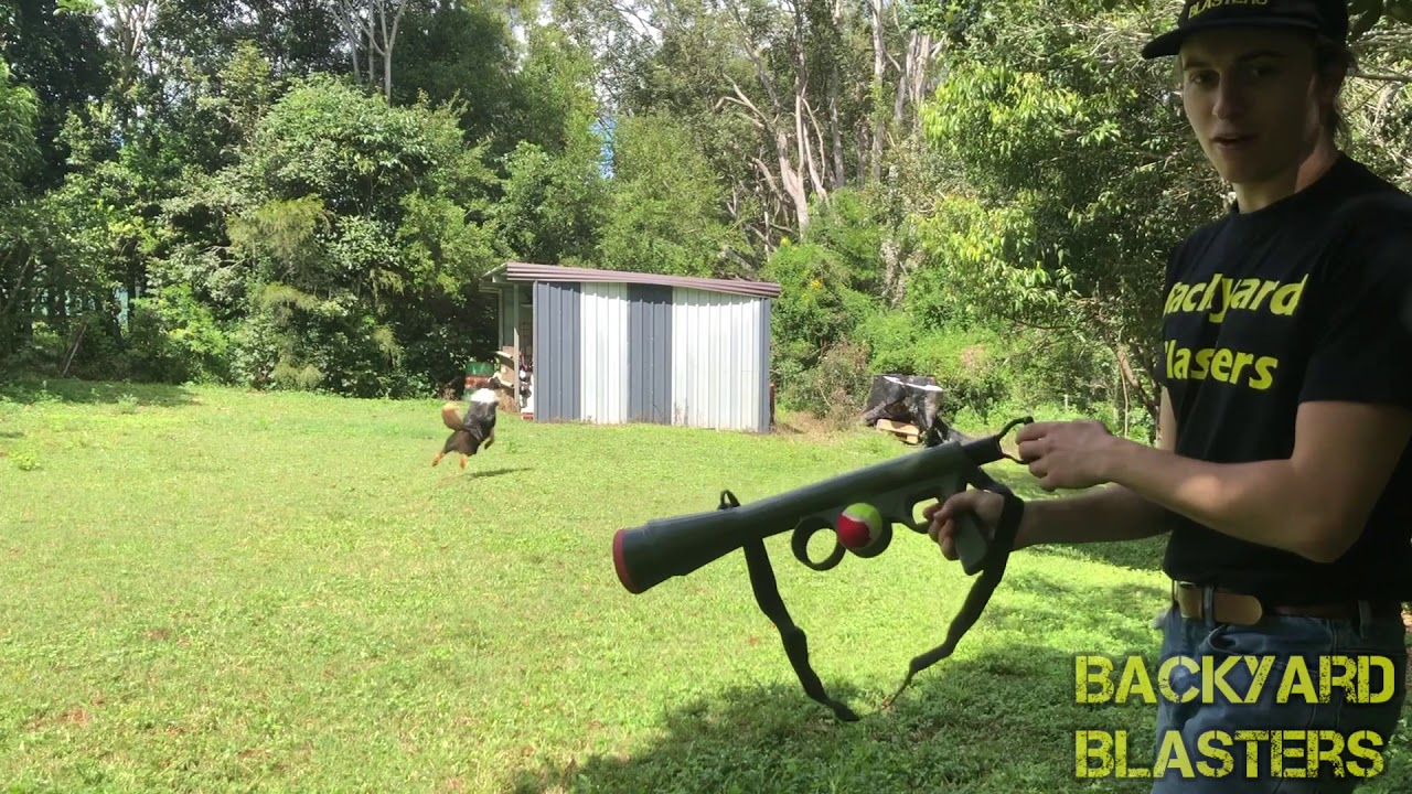 The BazooK-9 Tennis Ball Launcher Gun For Pet Dog