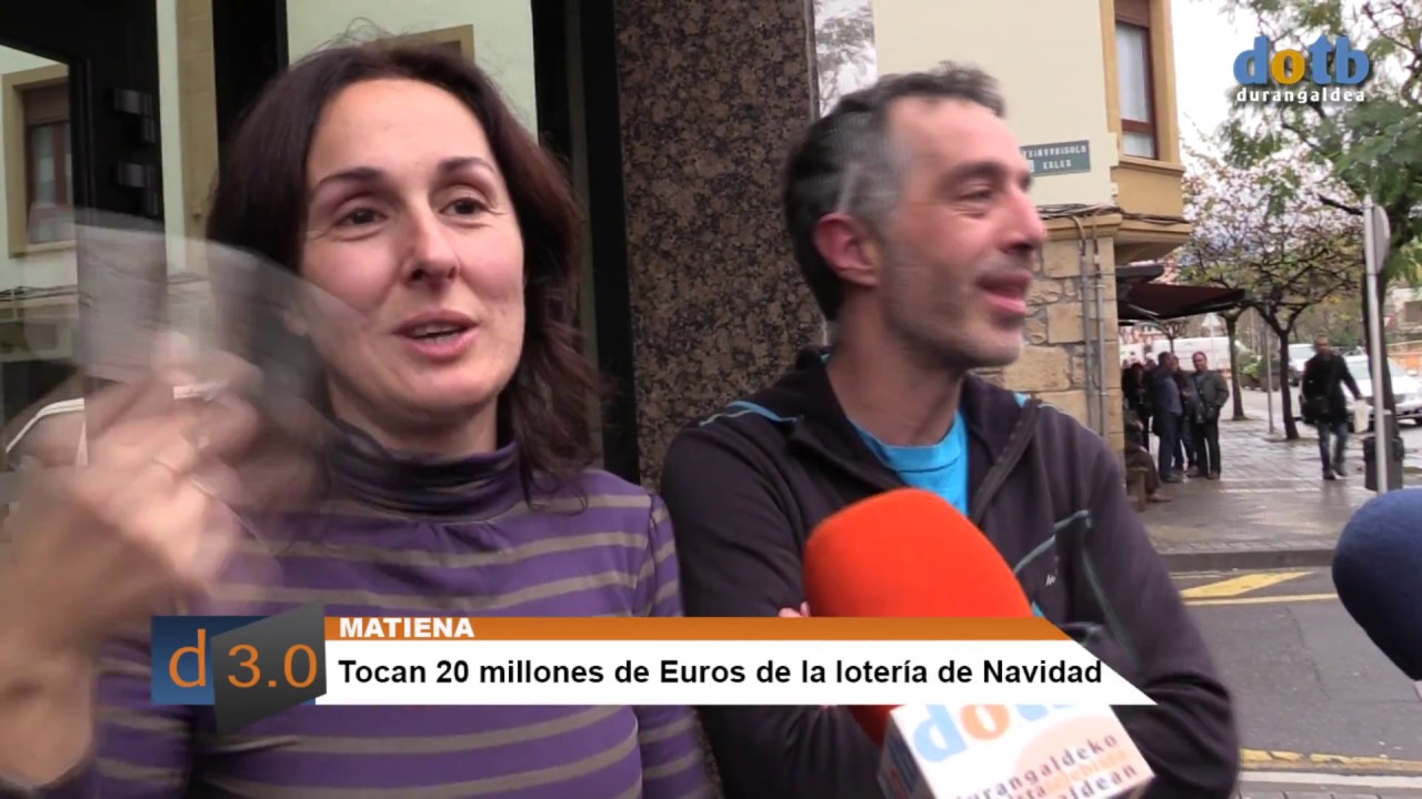 dotb 20 millones de euros del Gordo caen en Matiena-Abadiño