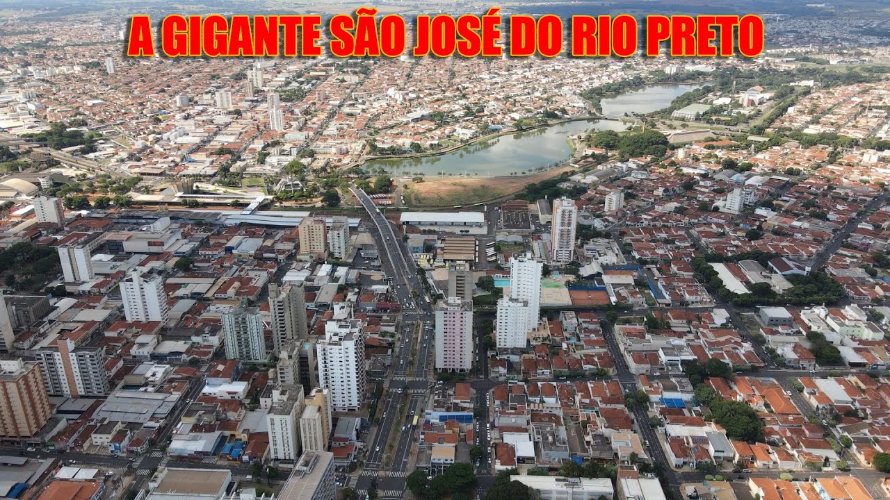A linda São José do Rio Preto vista de cima.