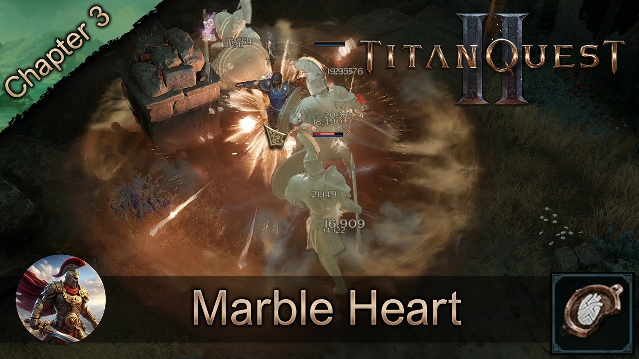 Titan Quest 2 - Marble Heart Charm from Living Statue (No Commentary | HD)