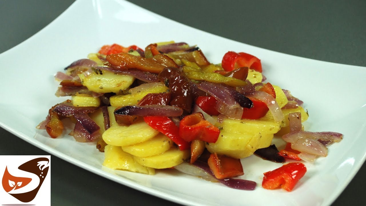 Patate in padella con cipolle e peperoni &ndash; Contorni veloci e sfiziosi