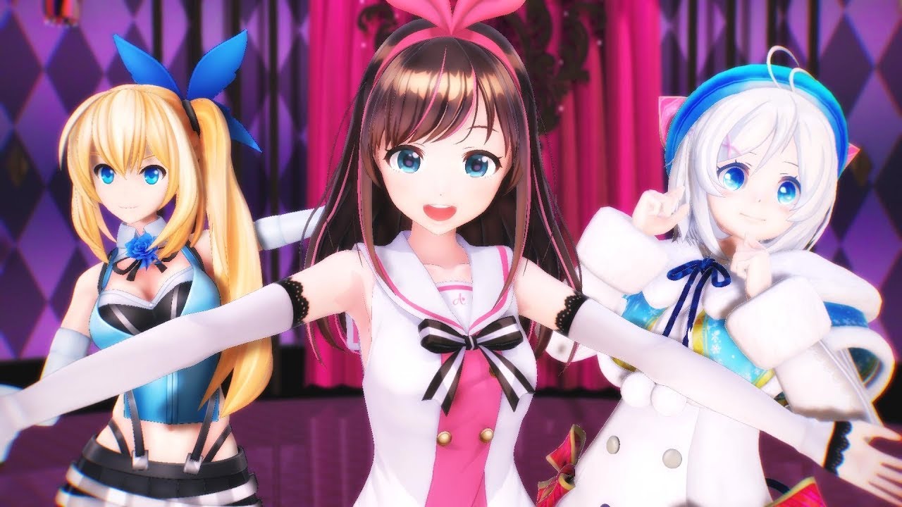 【MMD】 ライアーダンス 【キズナアイ & ミライアカリ & 電脳少女シロ】