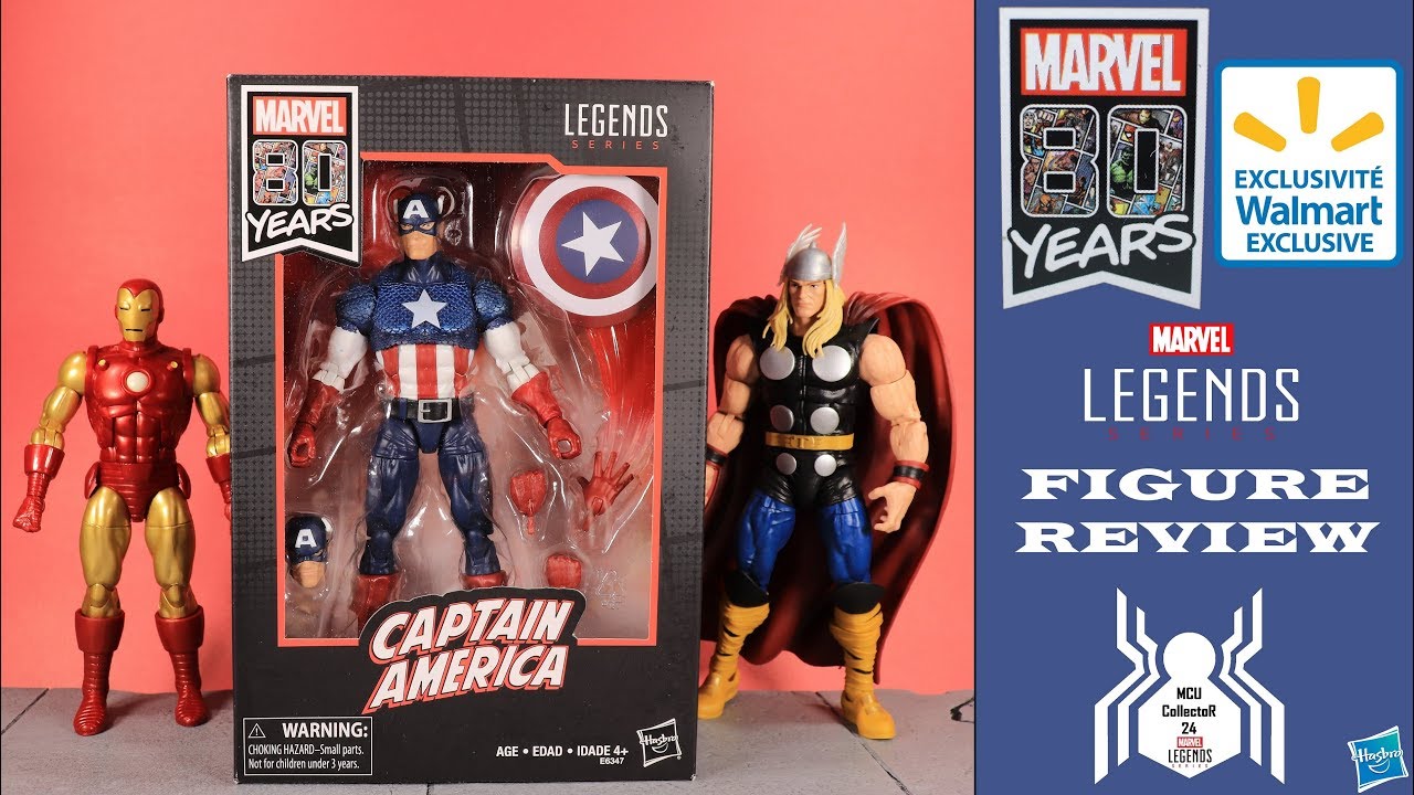 Marvel Legends 80th Anniversary CAPTAIN AMERICA Walmart Exclusive Figure Review