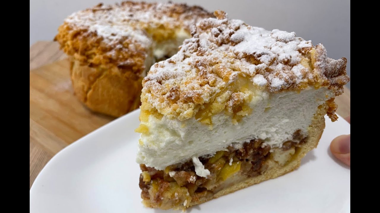 [SUB] Prăjitură fragedă cu mere și cremă fină de iaurt // GREEK YOGURT CAKE | Rețetele Cătălinei