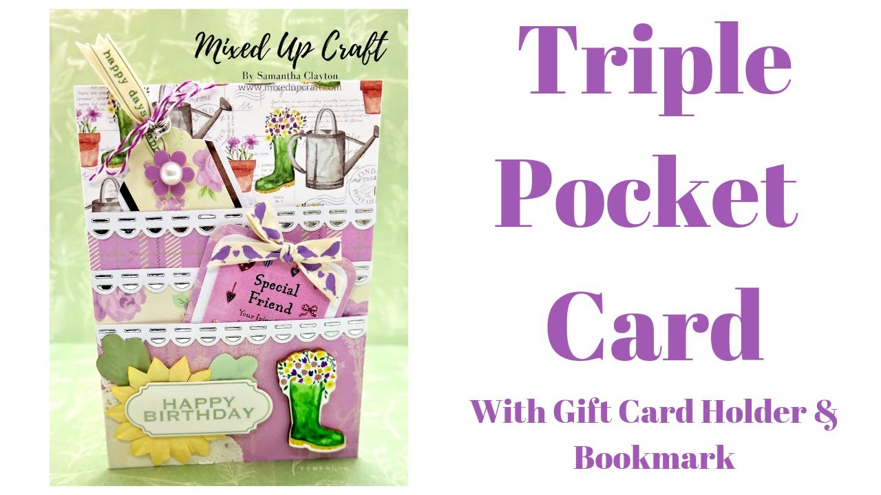 Triple Pocket Card | How To | Easy Cardmaking Ideas | Gift & Card All In One