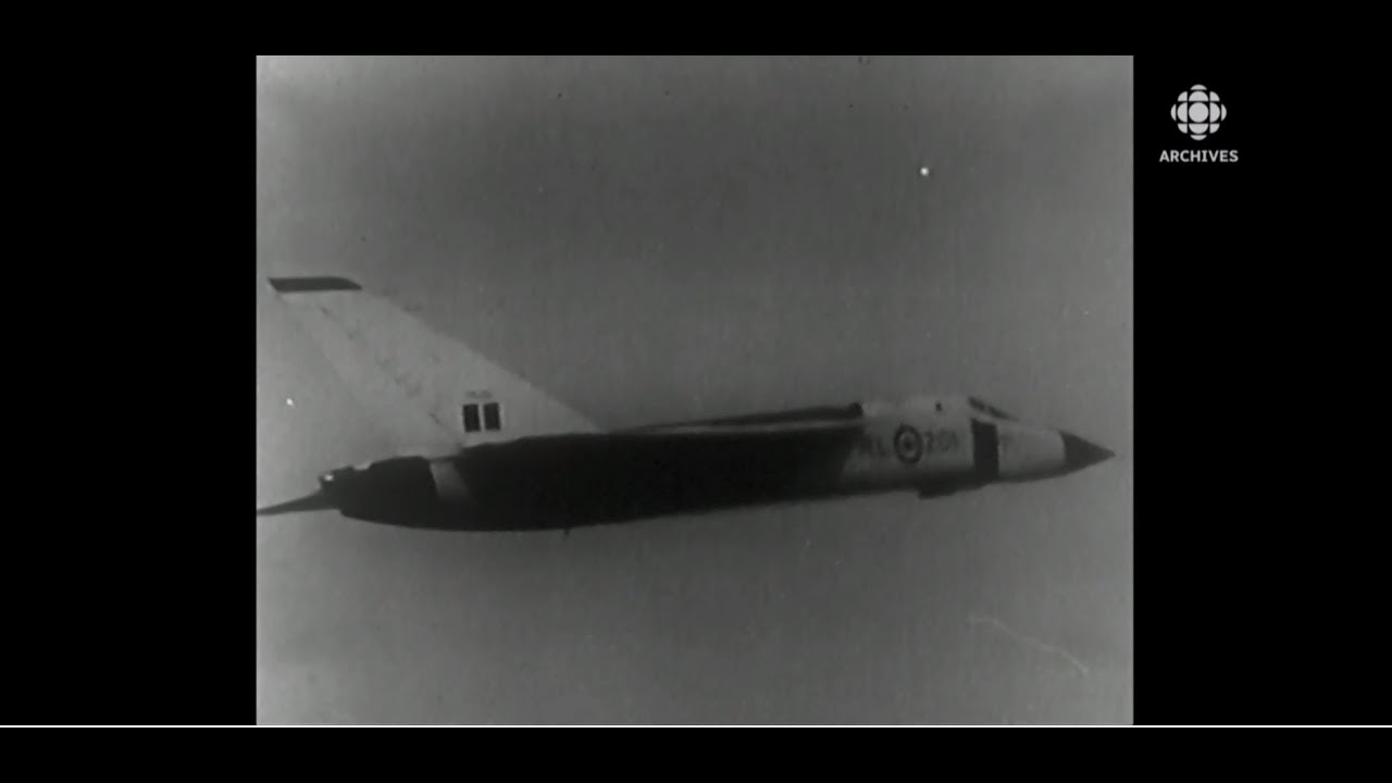 En 1958, présentation de l'avion CF-105 Arrow d’Avro