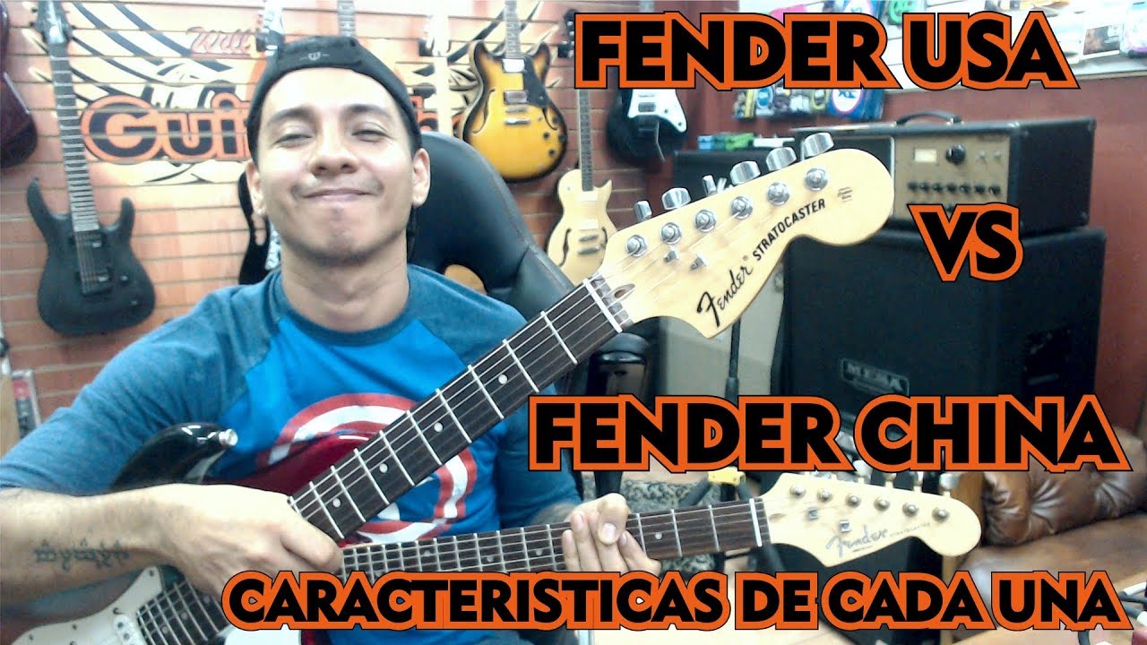 fender american  vs fake fender china