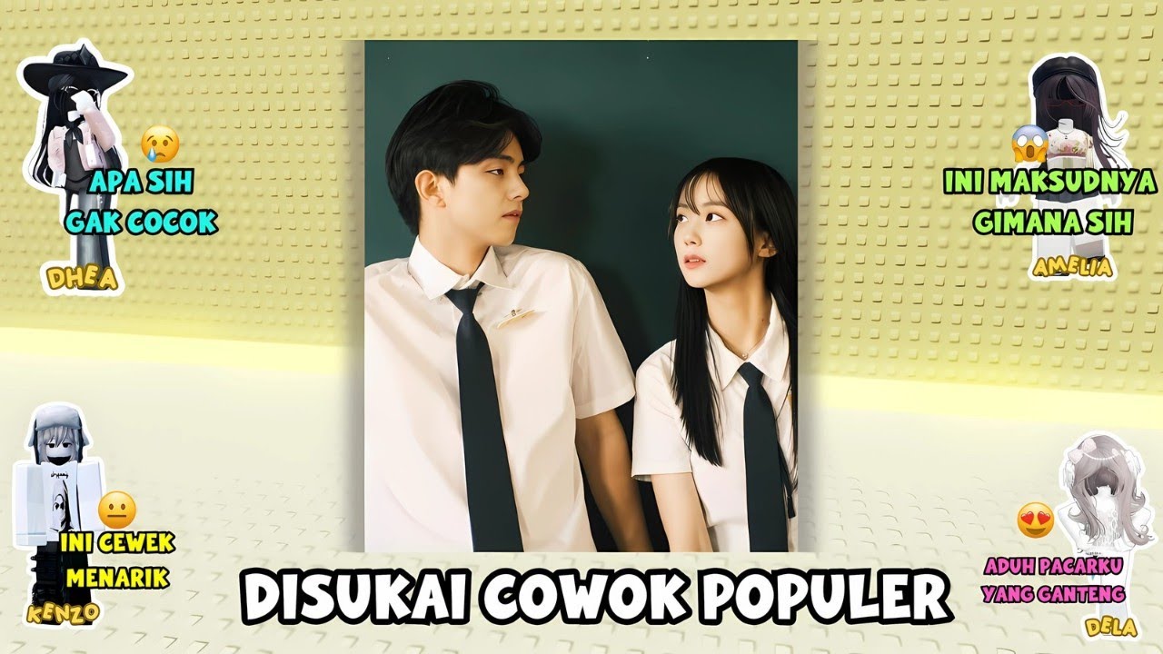 Padahal Aku Seorang Cewek Culun 🤓 Tetapi Cowok Populer Mengejarku! #povroblox 