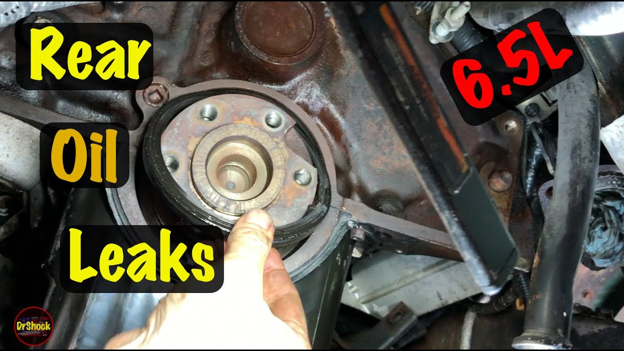 1992 - 2002 GM 6.5L Diesel Engine Oil Leak (Rear Main Seal & Camshaft Hole Plug Replacement)