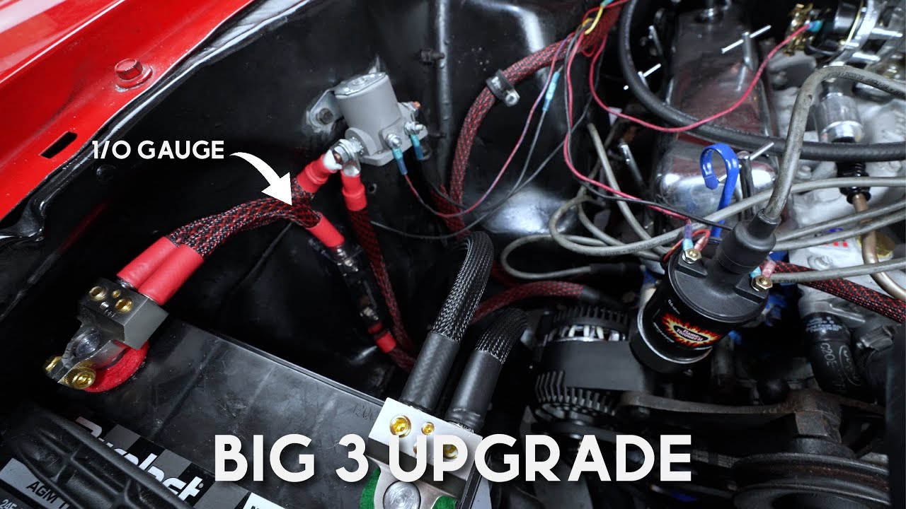 BIG 3 Upgrade | KnuKonceptz OFC 1/0 Gauge Power Wire