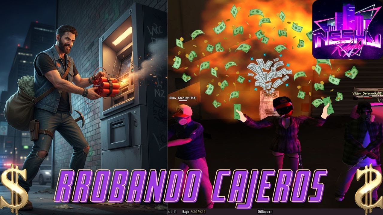 💥Explotando Cajeros💥 En Neshy RP 5.0💥 Azucar_Huemes (NeshyRolePlay5.0)-(Gta San Andreas)-(On Line)..