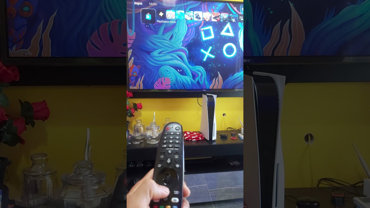 controle de TV no ps5!