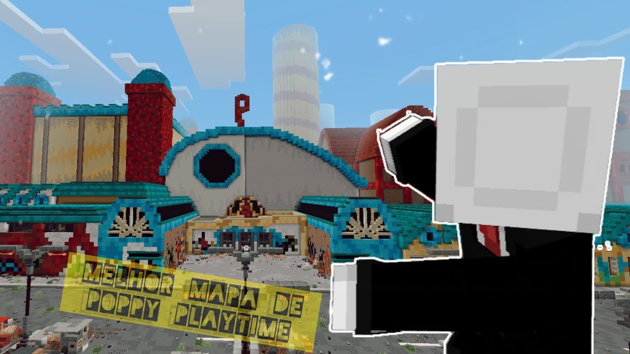 Esse é o melhor mapa de poppy playtime já feito - Minecraft Bedrock 