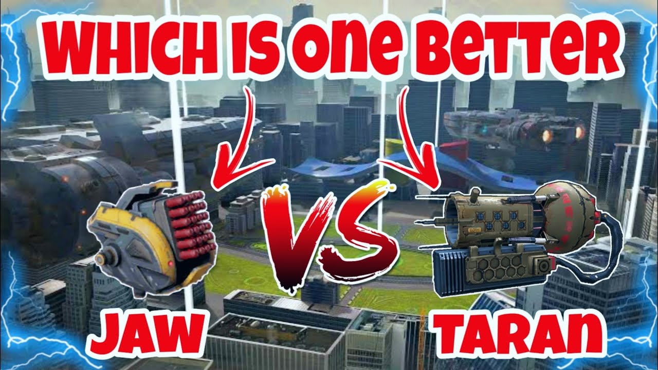 [WR]🔥New Weapon Jaw VS Taran Comparison |War Robots|