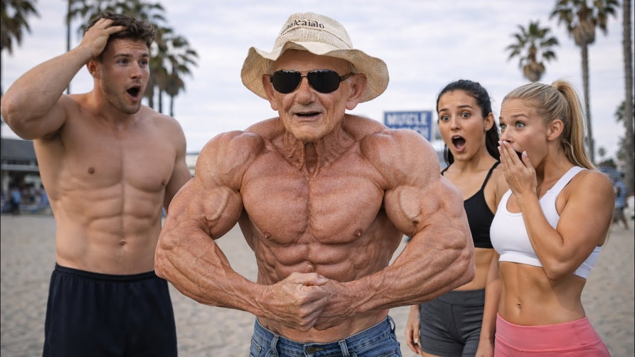 OLD MAN MAKES ATHLETES LOOK WEAK! (INSANE PRANK)