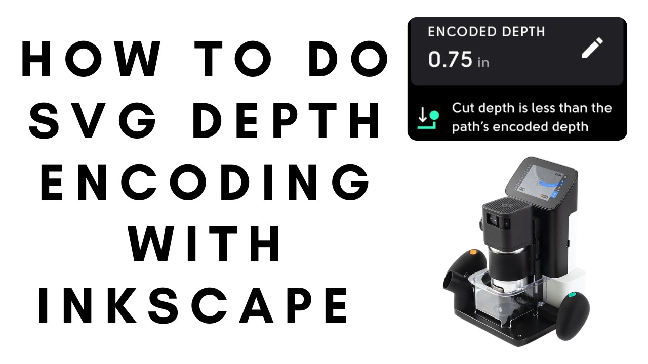 Encoding Cut Depth with Inkscape for your Shaper Origin with Jenner #shaperorigin #jenner #cutdepth
