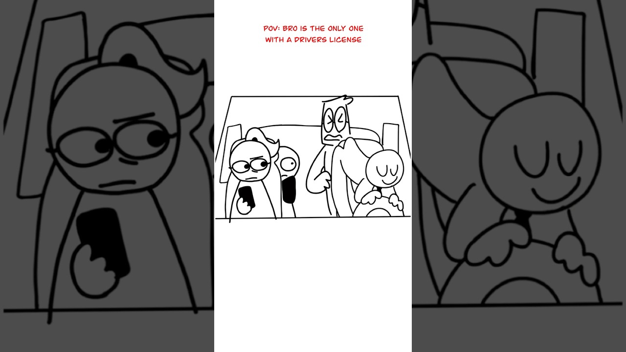 I Like Driving In My Car 😅 (Animation Meme) #shorts