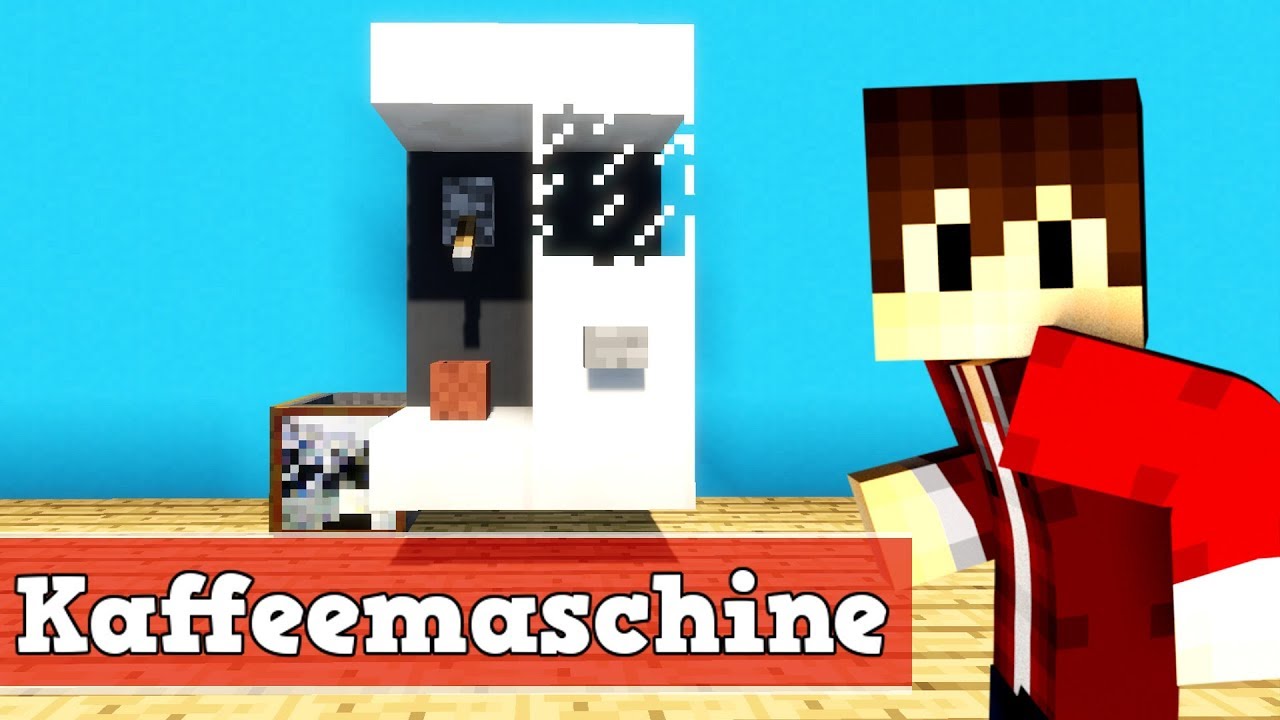 Wie baut man eine funktionierende Kaffeemaschine in Minecraft | Minecraft Kaffeemaschine bauen