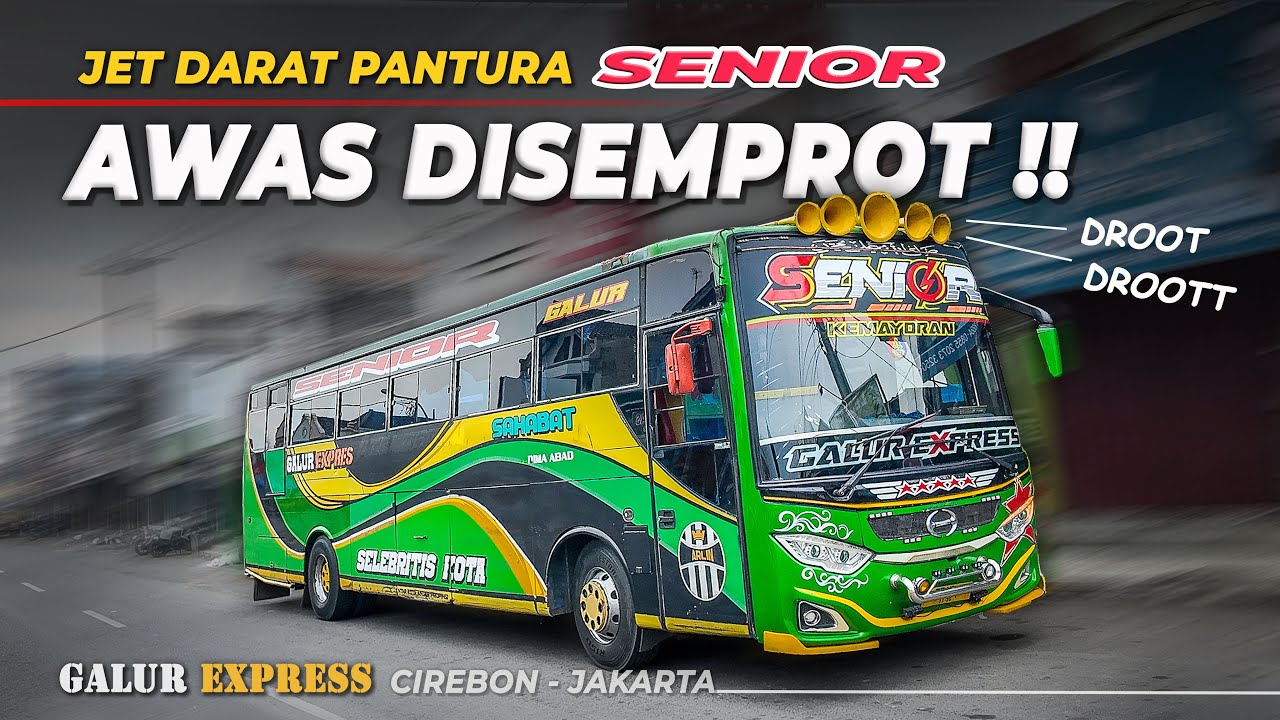𝗔𝗪𝗔𝗦 𝗗𝗜𝗦𝗘𝗠𝗣𝗥𝗢𝗧 𝗦𝗘𝗡𝗜𝗢𝗥 ‼️ Bus Pantura Cirebon Jakarta PO Sahabat Bumel Non AC