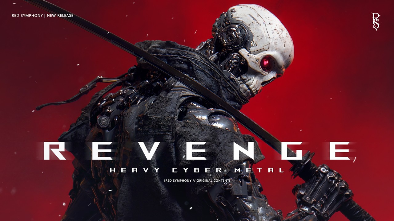 REVENGE | 1HOUR Heavy Cyber Metal / Industrial Metal / Techno Metal /  Instrumental / Workout Mix.