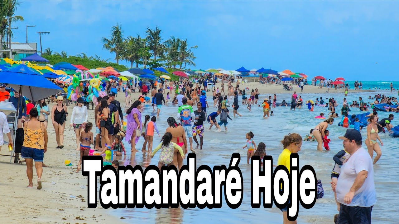 Tamandaré Pernambuco 18 De Janeiro De 2026 Praias Lotadas