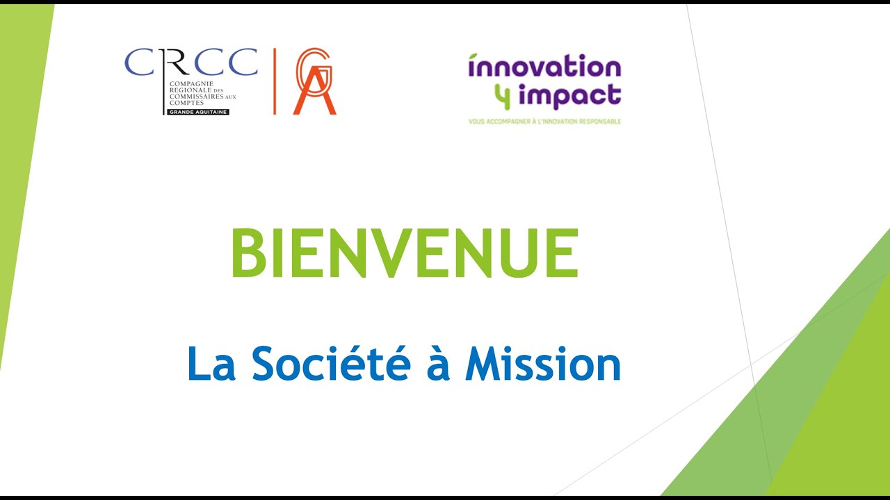 Webinaire RSE : La société à mission