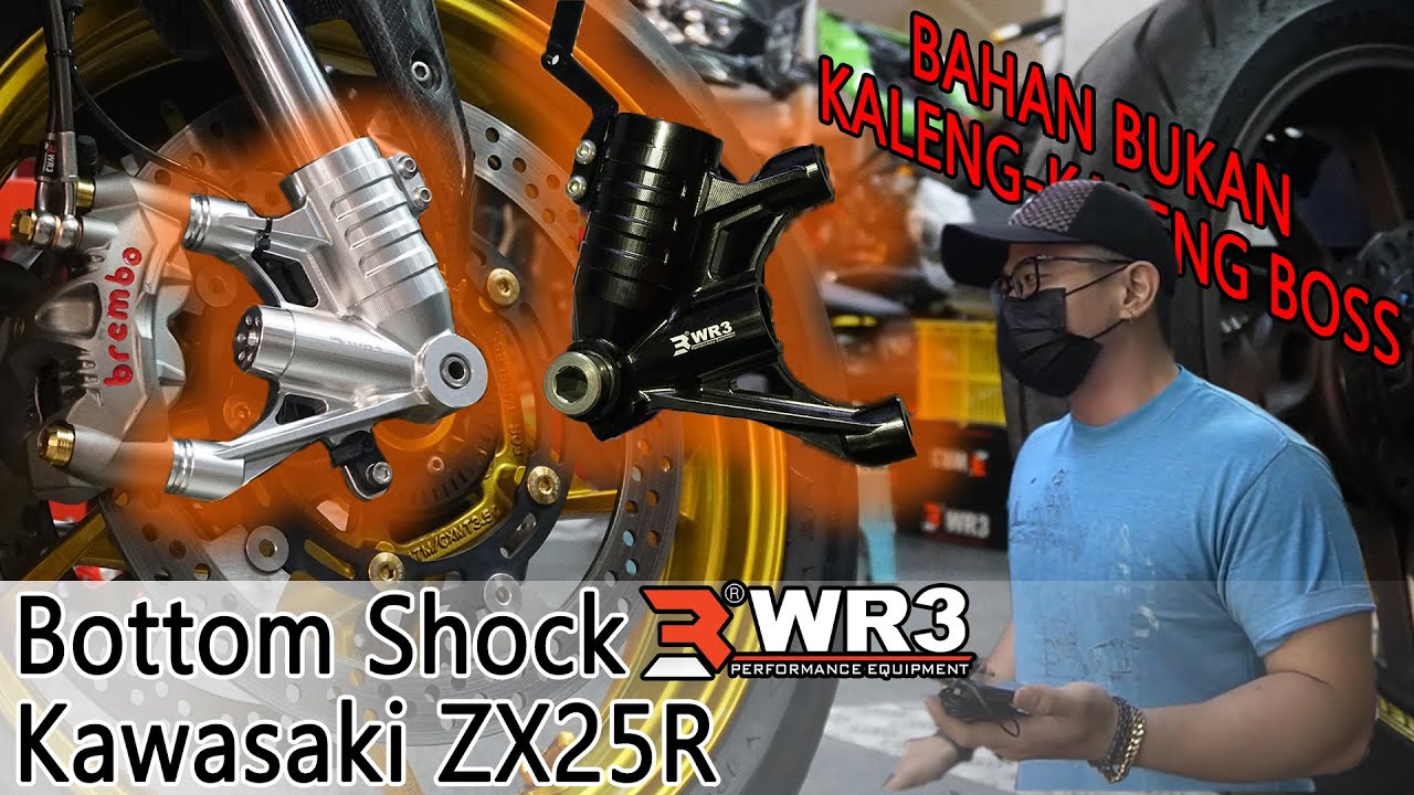 Kawasaki ZX25R Double Disk!? BOTTOM SHOCK WR3 SOLUSINYA! Gak Usah Repot-Repot Bossku.
