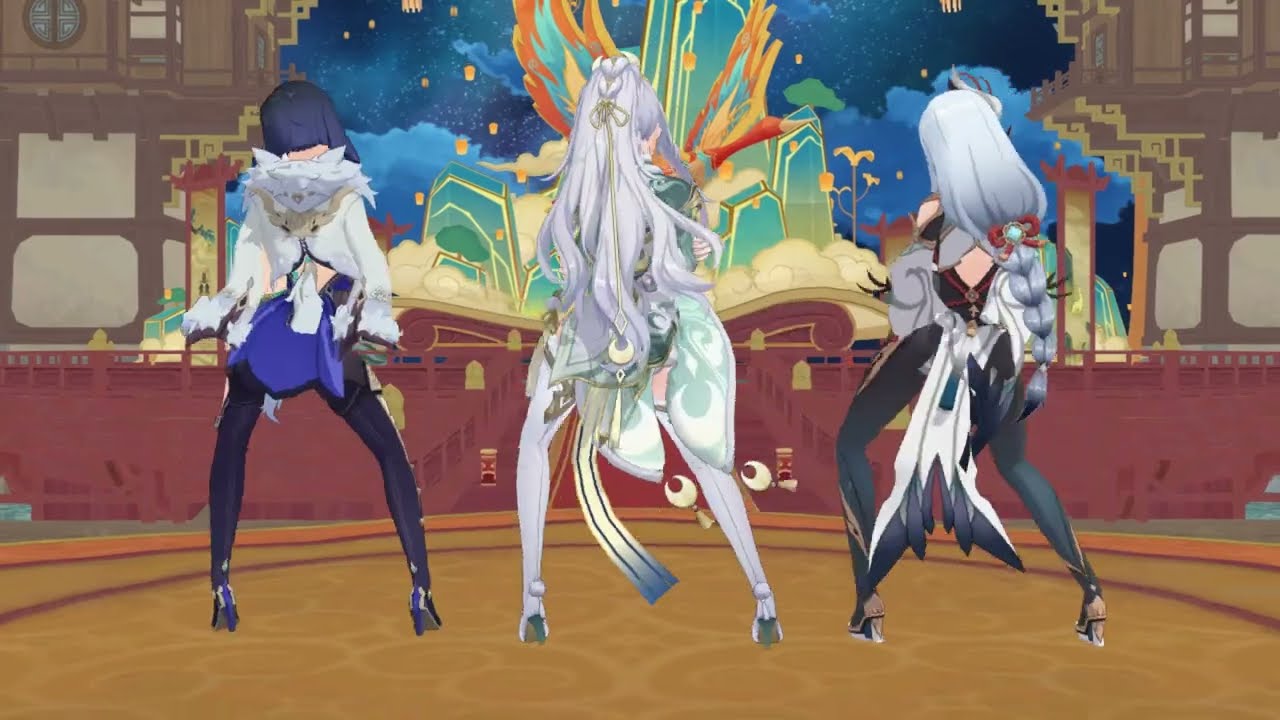 Liyue Ladies Bla Bla Bla Genshin Impact MMD 